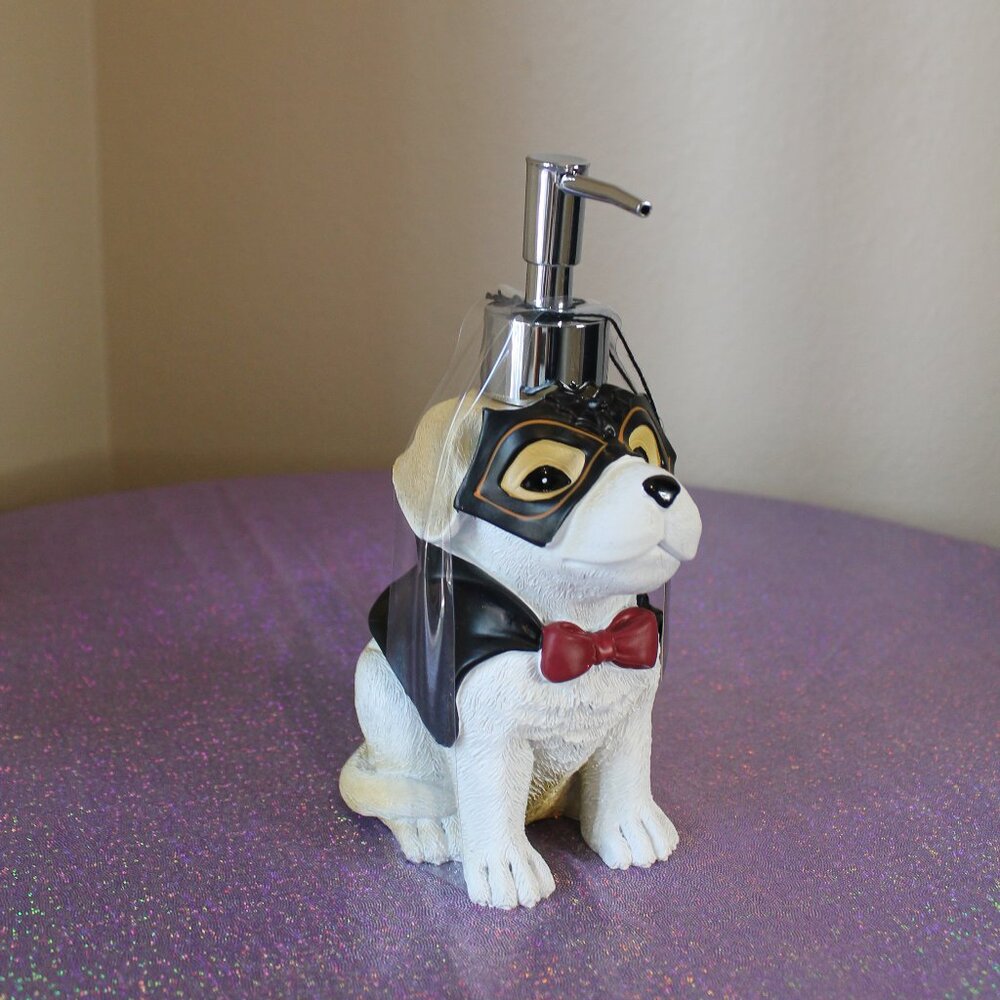 Halloween Masked Vampire Dog Soap Dispenser NWT